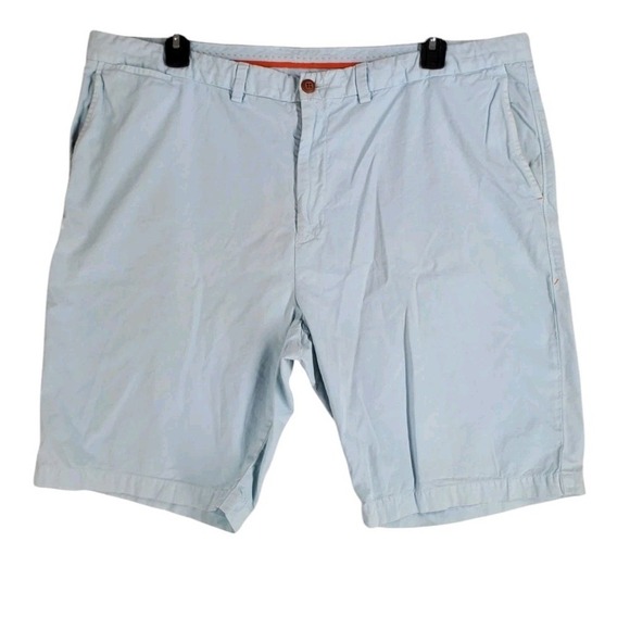 Tommy Bahama Chino Pants Mens 40 Light Blue Pima Cotton Distressed (42x10.5) - Picture 1 of 11